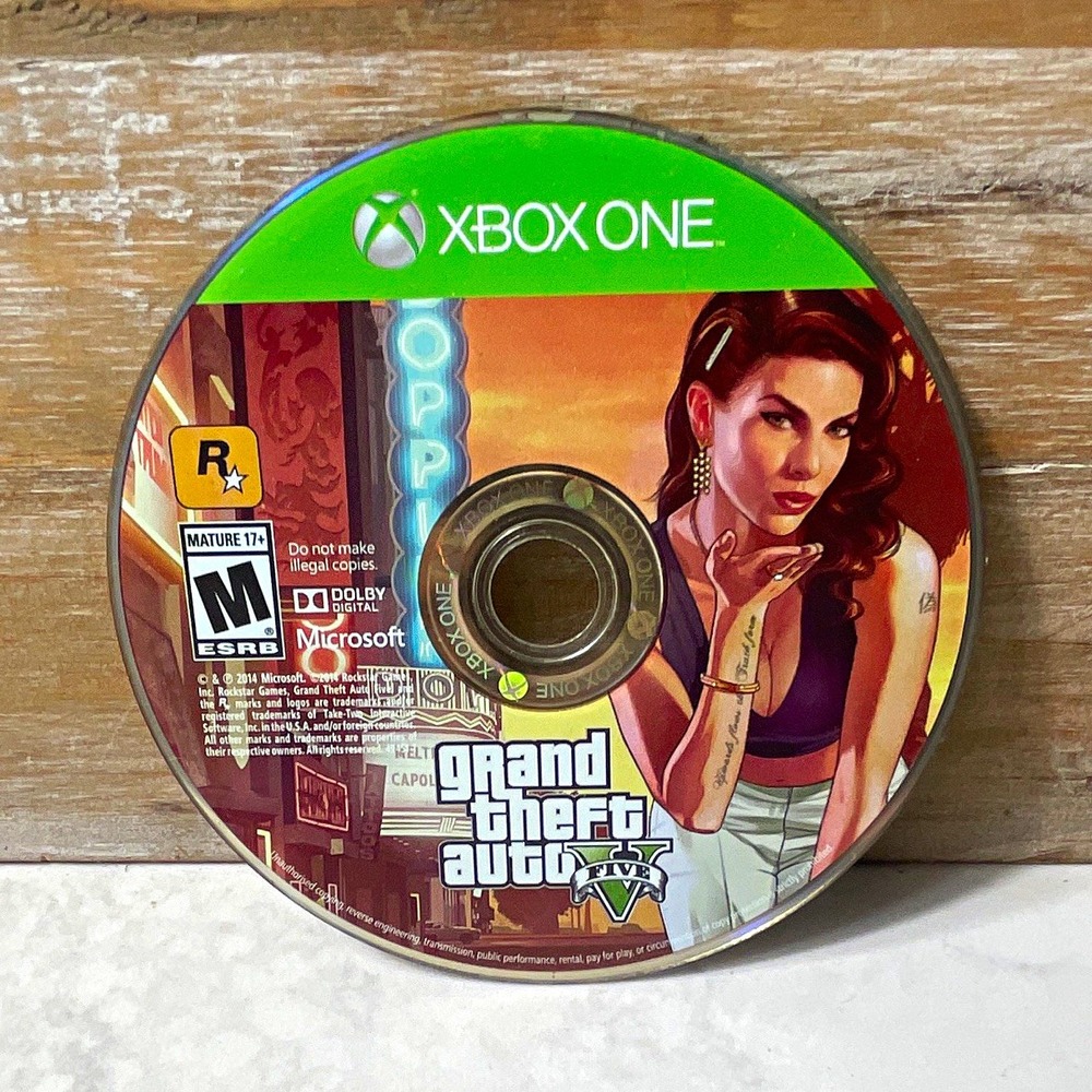 Grand Theft Auto V (GTA 5) (Xbox One) Disc Only M 2014 NTSC-U/C Dolby